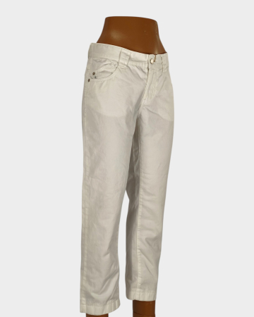 Jeans albi Armani din bumbac – damă M [3]