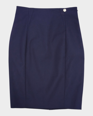 Femei - Fustă creion Liu Jo bleumarin, blend de bumbac cu elastan – XS