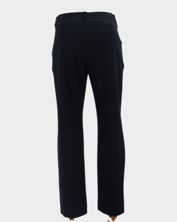 Pantaloni Marella by Max Mara bleumarin cu nasture auriu tip bijuterie – M [3]