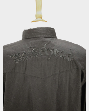 Motörhead Signature Collection cămașă neagră bumbac broderie spate XL [6]