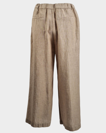 Pantaloni 3/4 Opus din 100% in bej natural [2]