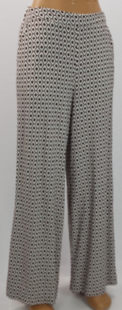 Pantaloni Anko din vâscoză și in cu imprimeu geometric mărimea S [3]