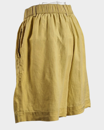 Pantaloni bermude Oysho din 100% in galben pal [1]