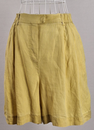 Pantaloni - Pantaloni bermude Oysho din 100% in galben pal