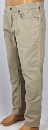 Pantaloni Calvin Klein Straight Fit bej din bumbac cu elastan [2]
