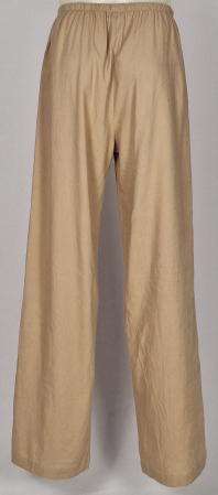 Pantaloni damă Cotton:On din in și vâscoză bej cu talie elastică [2]