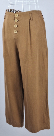 Pantaloni - Pantaloni-largi-maro-Ever-me-in-vascoza-Caramia