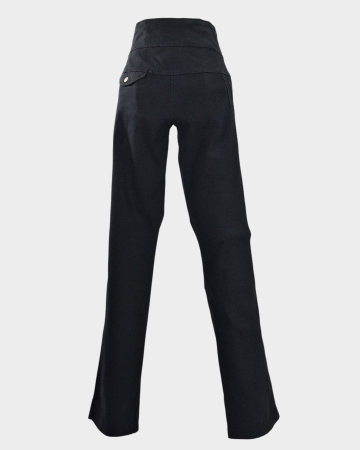 Pantaloni-negri-canepa-in-talie-inalta-Caramia [5]