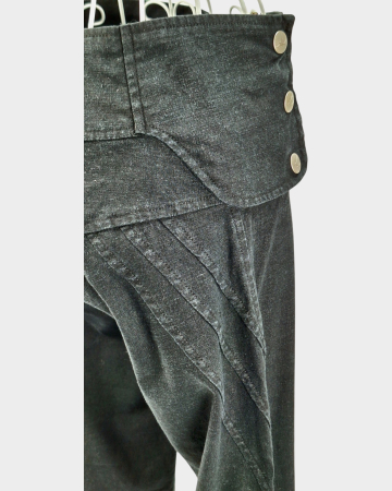 Pantaloni-negri-canepa-in-talie-inalta-Caramia [3]