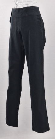 Pantaloni-negri-canepa-in-talie-inalta-Caramia [1]