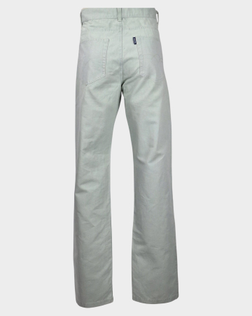 Pantaloni Original Marines verde mentă din bumbac și in [3]