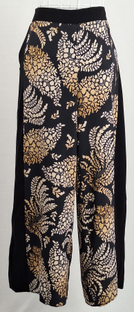 Pantaloni palazzo EMME Marella cu imprimeu vegetal damă [1]