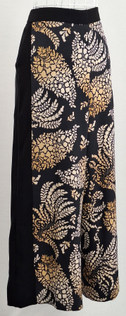 Pantaloni - Pantaloni palazzo EMME Marella cu imprimeu vegetal damă
