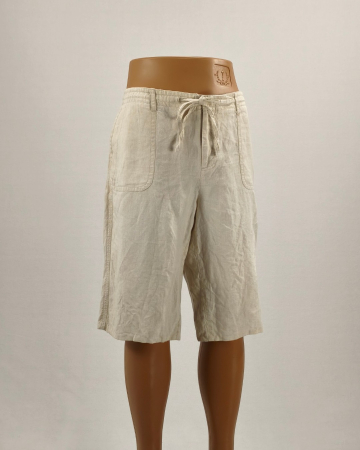 Pantaloni scurți unisex Liz Claiborne 100% in bej natur [3]
