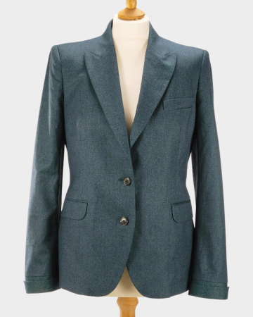 Sacouri - Sacou Paul Smith verde petrol din 100% lână, mărime S–M