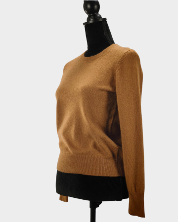 Pulover NAADAM camel din 100% cașmir, mărime XS–S [1]