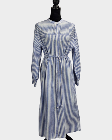 Rochii - Rochie-camasa-midi-HM-in-bumbac-dungi-Caramia