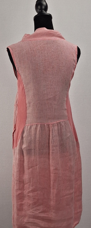 Rochie Made in Italy 100 in roz pudrat [4]