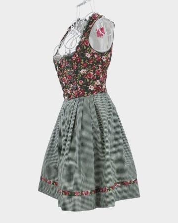 Rochie-dirndl-Kruger-Madl-100-bumbac-florala-verde-Caramia [1]
