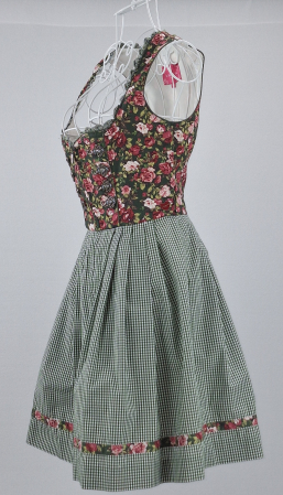 Rochie-dirndl-Kruger-Madl-100-bumbac-florala-verde-Caramia [2]