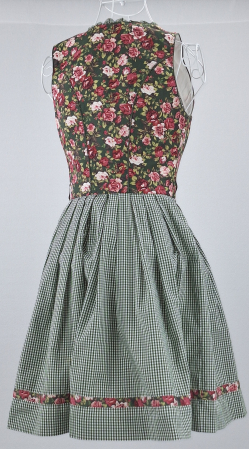 Rochie-dirndl-Kruger-Madl-100-bumbac-florala-verde-Caramia [3]