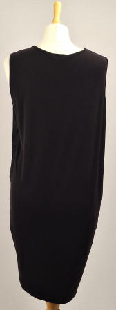 Rochie Guess neagră asimetrică cu aplicații metalice aurii [2]
