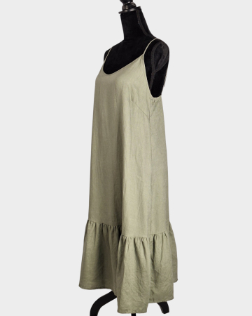 Rochie handmade OI OI Bali 100% in verde salvie [1]