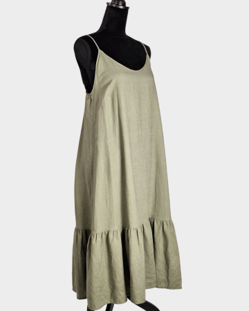 Rochie handmade OI OI Bali 100% in verde salvie [3]
