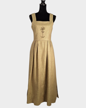 Rochii - Rochie Distler Original 100% in olive stil Landhaus Trachten