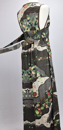 Rochie maxi premium Rasaleela 100% bumbac cu imprimeu floral artistic [6]