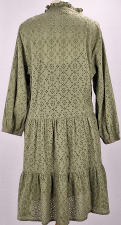 Rochie Neo Noir x Peek & Cloppenburg din bumbac brodat verde salvie mărime M [3]