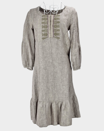Femei - Caramia – Rochie Noa Noa din 100% in cu broderie decorativă