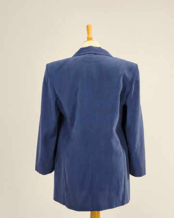 Sacou-Marella-by-Max-Mara-matase-cupro-albastru-Made-in-Italy-Caramia [2]
