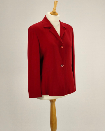 Sacou Marella by Max Mara Made in Italy roșu vâscoză [3]