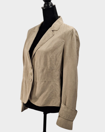Sacou Yessica Pure 100% bumbac beige natural | Caramia [1]