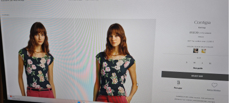 Top Luisa Spagnoli din vascoză cu imprimeu floral abstract | Caramia [5]