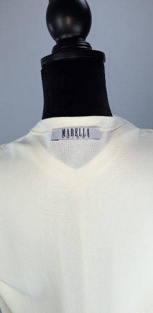 Top Marella Tricot by Max Mara crem din blend de rayon [3]