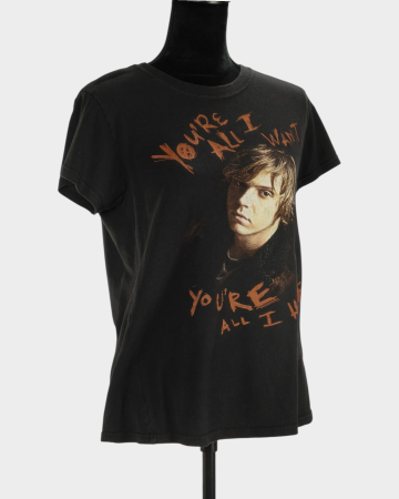 Tricou negru American Horror Story Tate cu mesaj cărămiziu [3]