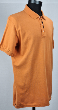 Tricou polo bărbătesc Fay portocaliu cu logo brodat [3]