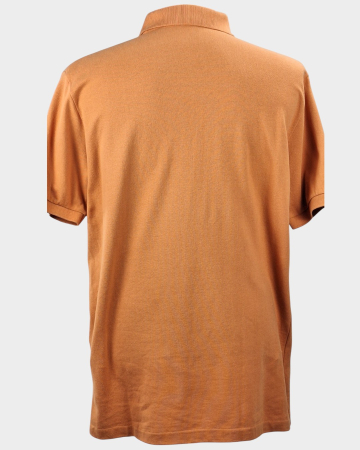 Tricou polo bărbătesc Fay portocaliu cu logo brodat [2]
