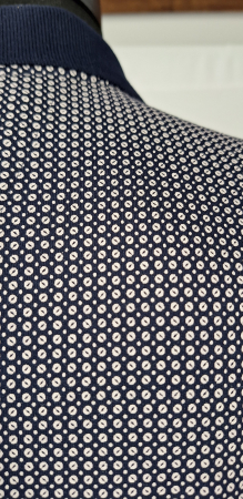 Tricou polo Rick Armand din bumbac 100% bleumarin – etichetă XL [4]