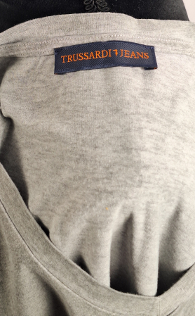 Tricou Trussardi Jeans Greyhound gri melanj | Caramia [4]