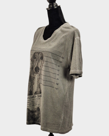 Tricou Trussardi Jeans Greyhound gri melanj | Caramia [2]