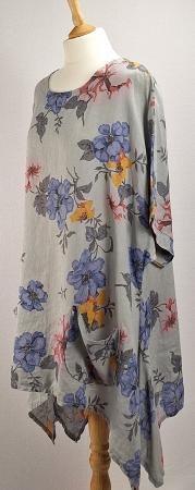 tunica-puro-lino-in-floral-gri-deschis-caramia [2]