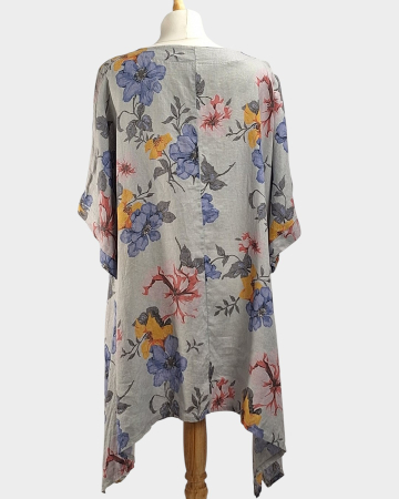 tunica-puro-lino-in-floral-gri-deschis-caramia [2]