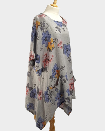 tunica-puro-lino-in-floral-gri-deschis-caramia [4]