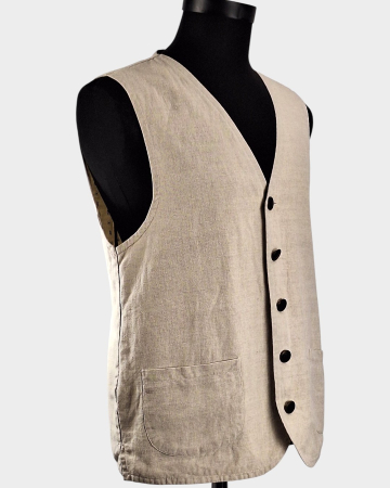 Vesta din in Casa Moda bej natural marime M-L [6]