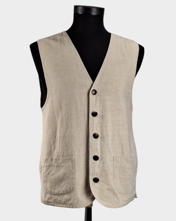 Veste - Vesta din in Casa Moda bej natural marime M-L