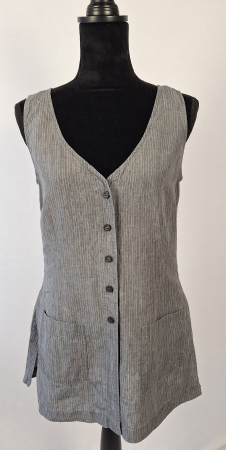 Bluze și cămăși - Vestă damă Strenesse Blue 100% in gri M Made in Germany