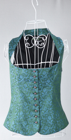Veste - Vestă Ottsedank 100% bumbac cu imprimeu floral și nasturi metalici